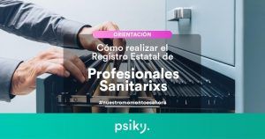 registro estatal profeisonales sanitarios para psicólogos
